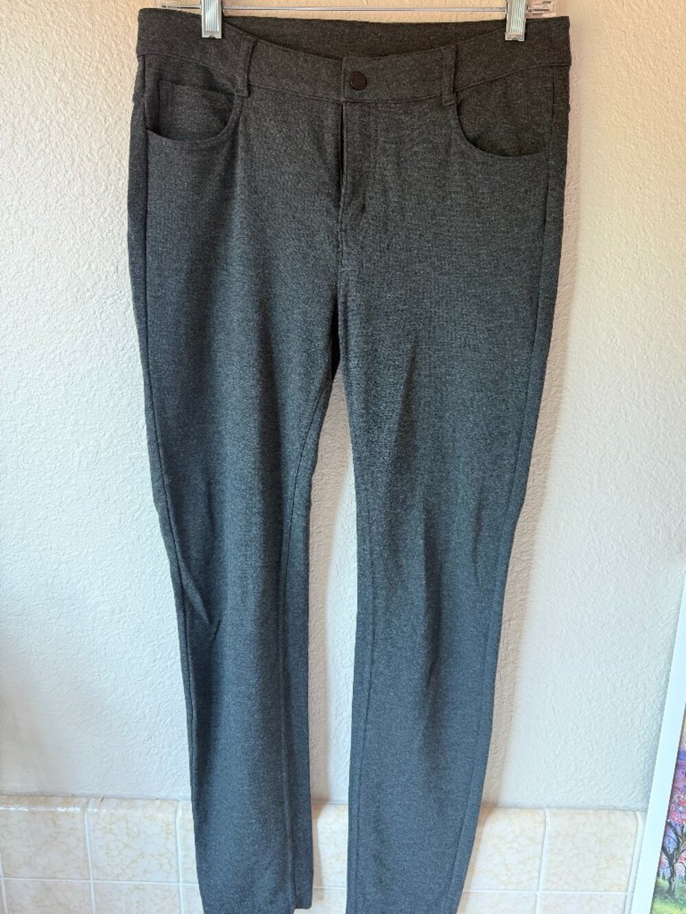 Athleta Ponte Pants -- Size 6, Charcoal Gray